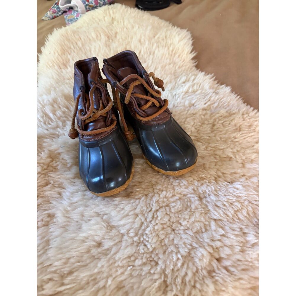 Baby Sperry Duck Saltwater Boot Sz. 6